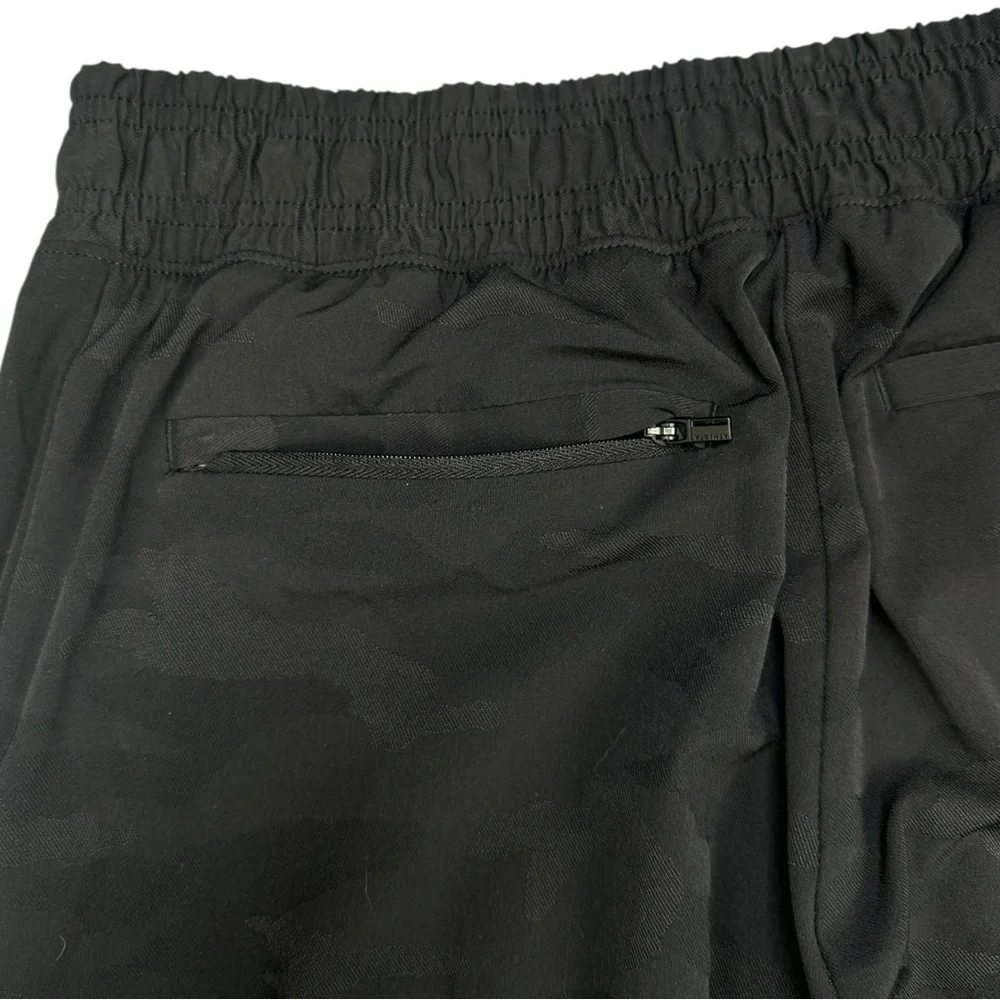Athleta Brooklyn Textured Lined Black Camo Lux Jogger 6 ‎ #631615